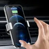 Grawitacyjny uchwyt samochodowy do smartfona na kratkę nawiewu niebieski (YC12)