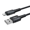 Acefast kabel MFI USB - Lightning 1,8m, 2,4A czarny (C4-02 A Black)