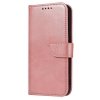 Magnet Case elegancki futerał etui pokrowiec z klapką i funkcją podstawki Poco M4 Pro 5G różowy