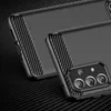 Carbon Case elastyczne etui pokrowiec Samsung Galaxy A73 czarny