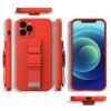 Rope Case silikonowe etui ze smyczą torebka smycz pasek do Xiaomi Poco M4 Pro 5G czarny