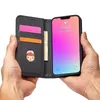 Magnet Card Case etui do iPhone 13 Pro Max pokrowiec portfel na karty kartę podstawka czarny