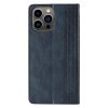 Magnet Strap Case etui do iPhone 12 Pro pokrowiec portfel + mini smycz zawieszka niebieski