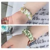 Materiałowa opaska do Apple Watch 38 / 40 / 41 mm pasek bransoleta bransoletka na gumce - ananas
