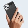 Carbon Case etui iPhone 14 Plus elastyczny żelowy pokrowiec na tył plecki czarny