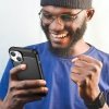 Carbon Case etui iPhone 14 Plus elastyczny żelowy pokrowiec na tył plecki czarny