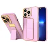 New Kickstand Case etui do iPhone 13 Pro Max z podstawką różowy