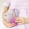 Design Case etui do iPhone 12 Pro pokrowiec w kwiaty jasnozielony
