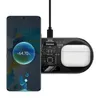 Baseus Digital LED Display podwójna ładowarka bezprzewodowa z cyfrowym wyświetlaczem 20W czarny (WXSX010101)