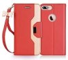 FYY Etui book case ze smyczką i lusterkiem - iPhone 7+/8+ (5.5) (czerwony)