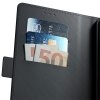 3MK Wallet Case iPhone 16E czarny/black