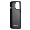 AMG AMHCP13LGSEBK iPhone 13 Pro / 136,1 czarny/black hardcase Leather Debossed Lines