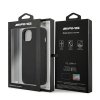 AMG AMHCP14MDOLBK iPhone 14 Plus / 15 Plus 6.7 czarny/black hardcase Leather Hot Stamped