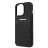AMG AMHCP13XOSDBK iPhone 13 Pro Max 6,7 czarny/black hardcase Leather Curved Lines