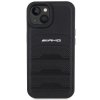 AMG AMHCP15SGSEBK iPhone 15 / 14 / 13 6.1 czarny/black hardcase Leather Debossed Lines