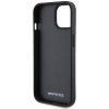 AMG AMHCP15SGSEBK iPhone 15 / 14 / 13 6.1 czarny/black hardcase Leather Debossed Lines
