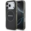 Etui AMG Double Layer Transparent        Smocked MagSafe do iPhone 17 Pro czarny