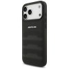 Etui AMG Leather Debossed Lines Logo do  iPhone 17 Pro Max czarny