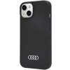 Audi Silicone Case iPhone 14 / 15 / 13 6.1 czarny/black hardcase AU-LSRIP14-Q3/D1-BK