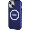 Audi IML Big Logo MagSafe Case iPhone 15 / 14 / 13 6.1 niebieski/navy blue hardcase AU-IMLMIP15-Q5/D2-BE