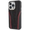 Audi Genuine Leather MagSafe iPhone 14 Pro 6.1 czarno-czerwony/black-red hardcase AU-TPUPCMIP14P-R8/D3-RD