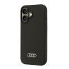 Audi Silicone Case iPhone 16 6.1 czarny/black hardcase AU-LSRIP16-Q3/D1-BK