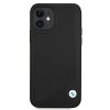 Etui BMW BMHCP12SRCDPK iPhone 12 mini5,4 czarny/black hardcase Leather Deboss