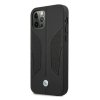 Etui BMW BMHCP12MRSCSK iPhone 12/12 Pro 6,1 czarny/black hardcase Leather Perforate Sides
