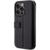 Etui BMW BMBKP14X22RVSK iPhone 14 Pro Max 6,7 czarny/black bookcase Leather Stamp Blue Lines