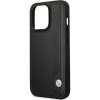 Etui BMW BMHCP14X22RBDK iPhone 14 Pro Max 6,7 czarny/black hardcase Leather Blue Dots