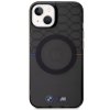 Etui BMW BMHMP14SHGPK iPhone 14 / 15 /13 6.1 szary/grey Pattern MagSafe