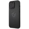Etui BMW BMHCP13LREELK iPhone 13 Pro / 13 6.1 czarny/black hardcase Leather Emboss
