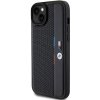 BMW BMHCP15M23PUPVK iPhone 15 Plus / 14 Plus 6.7 czarny/black hardcase Perforated Tricolor Line