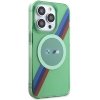 BMW BMHMP15LHDTN iPhone 15 Pro 6.1 zielony/green hardcase M Tricolor Stripes MagSafe