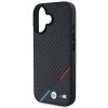 BMW BMHMP16M23PUDTK iPhone 16 Plus 6.7 czarny/black hardcase Carbon Tricolor Line MagSafe