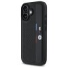BMW BMHCP16S23PUPVK iPhone 16 6.1czarny/black hardcase M Perforated Tricolor Detail Line