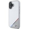 BMW BMHMP16S23PUDTS iPhone 16 6.1 szary/grey hardcase M Carbon Tricolor Line MagSafe