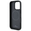 BMW BMHMP16L23RDDK iPhone 16 Pro 6.3    czarny/black hardcase Sign Leather Diamond Metal Logo MagSafe