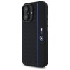 BMW BMHMP16S23SHEB iPhone 16 6.1        czarny/black hardcase Silicone Hexagon Blue Line MagSafe