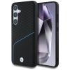 Etui BMW Leather Textured and Smooth     MagSafe do Samsung Galaxy S25 czarny