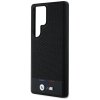 Etui BMW Leather Tricolor Stripe MagSafe do Samsung Galaxy S25 Ultra czarny