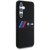 Etui BMW Silicone Middle Tricolor        Stripes MagSafe do Samsung Galaxy S25 czarny