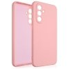 Etui Beline Silicone do Samsung A56 5G   różowo-złoty