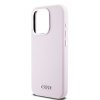 DKNY DKHMP14LSMCHLP iPhone 14 Pro 6.1 różowy/pink hardcase Liquid Silicone Small Metal Logo MagSafe