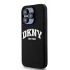 DKNY DKHMP13LSNYACH iPhone 13 Pro / 13 6.1 czarny/black hardcase Liquid Silicone White Printed Logo MagSafe