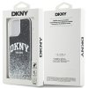 DKNY DKHCP12MLBNAEK iPhone 12/12 Pro6.1 czarny/black hardcase Liquid Glitter Big Logo