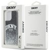 DKNY DKHCP12MLBNAEK iPhone 12 Pro/12 6.1 czarny/black hardcase Liquid Glitter Big Logo