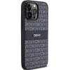 DKNY DKHCP14LPRTHSLK iPhone 14 Pro6.1 czarny/black hardcase Leather Mono Stripe & Metal Logo