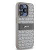 DKNY DKHCP15XPRTHSLE iPhone 15 Pro Max6.7 beżowy/beige hardcase Leather Mono Stripe & Metal Logo