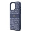 DKNY DKHCP15XPRTHSLB iPhone 15 Pro Max6.7 niebieski/blue hardcase Leather Mono Stripe & Metal Logo